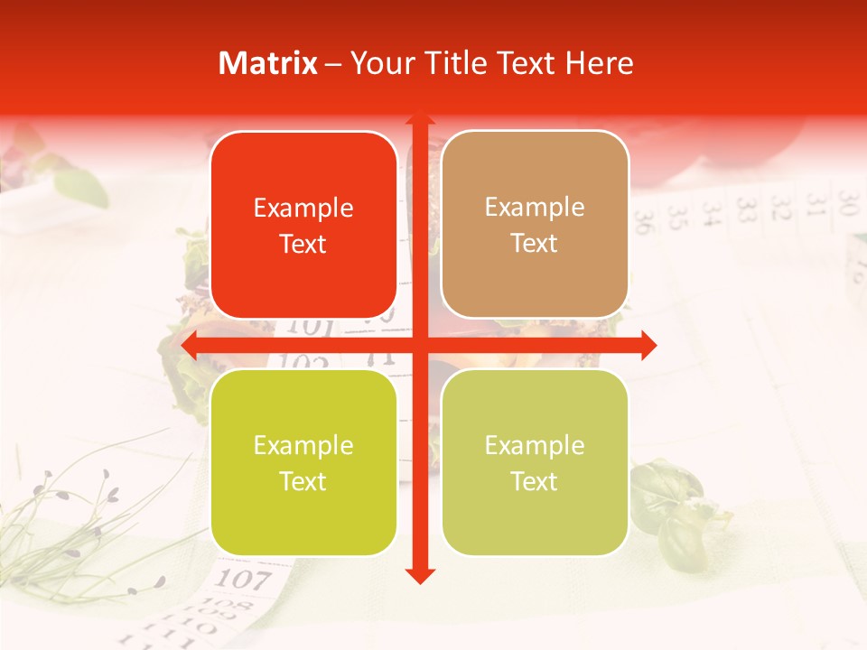 Dieting Meter Fitness PowerPoint Template