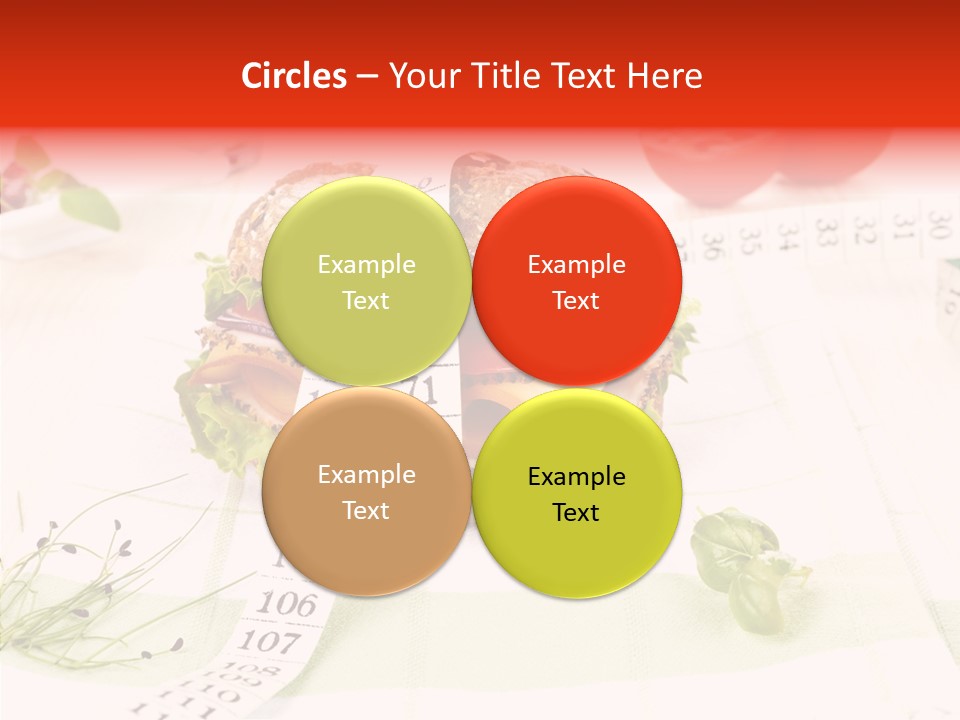 Dieting Meter Fitness PowerPoint Template