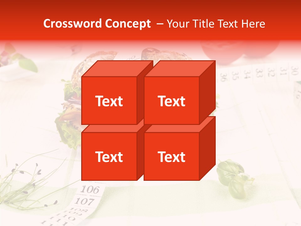 Dieting Meter Fitness PowerPoint Template
