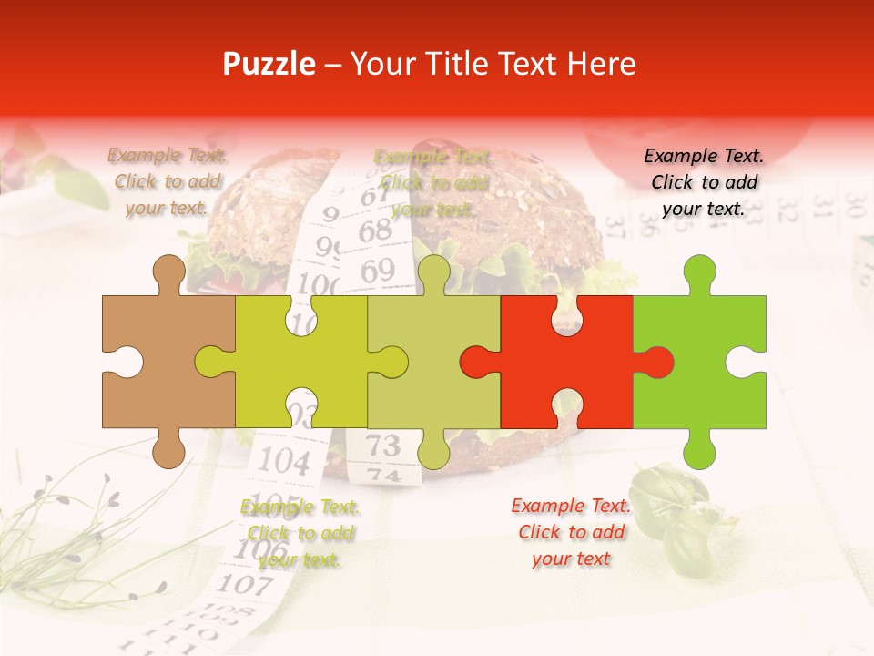 Dieting Meter Fitness PowerPoint Template