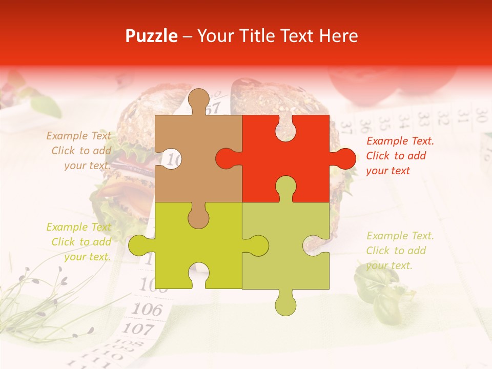Dieting Meter Fitness PowerPoint Template
