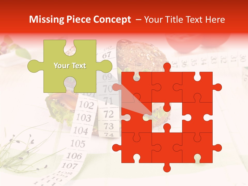 Dieting Meter Fitness PowerPoint Template