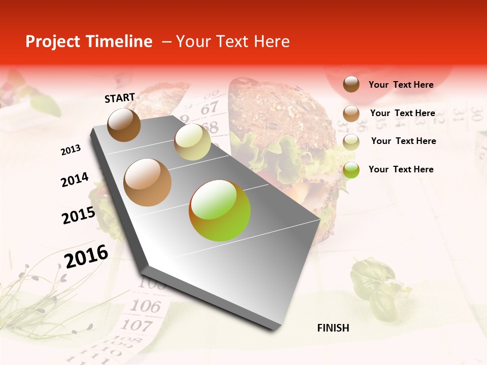 Dieting Meter Fitness PowerPoint Template