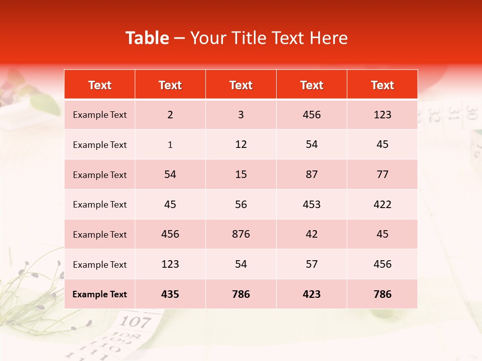 Dieting Meter Fitness PowerPoint Template