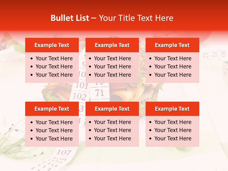Dieting Meter Fitness PowerPoint Template