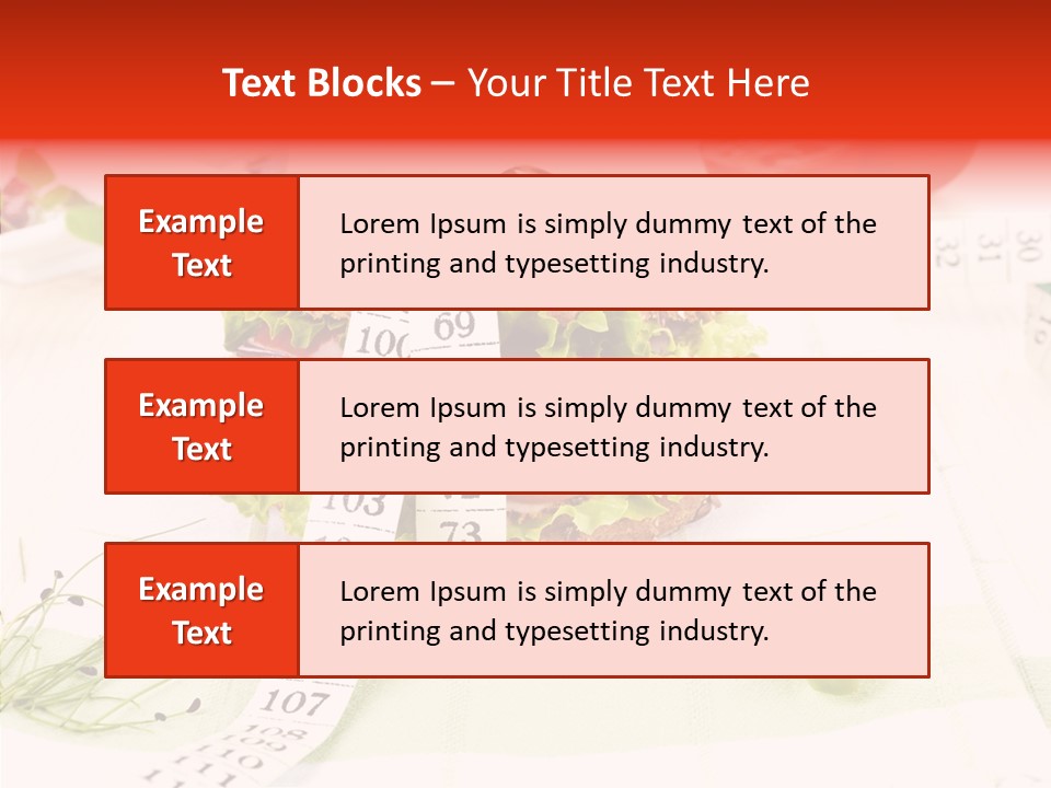 Dieting Meter Fitness PowerPoint Template
