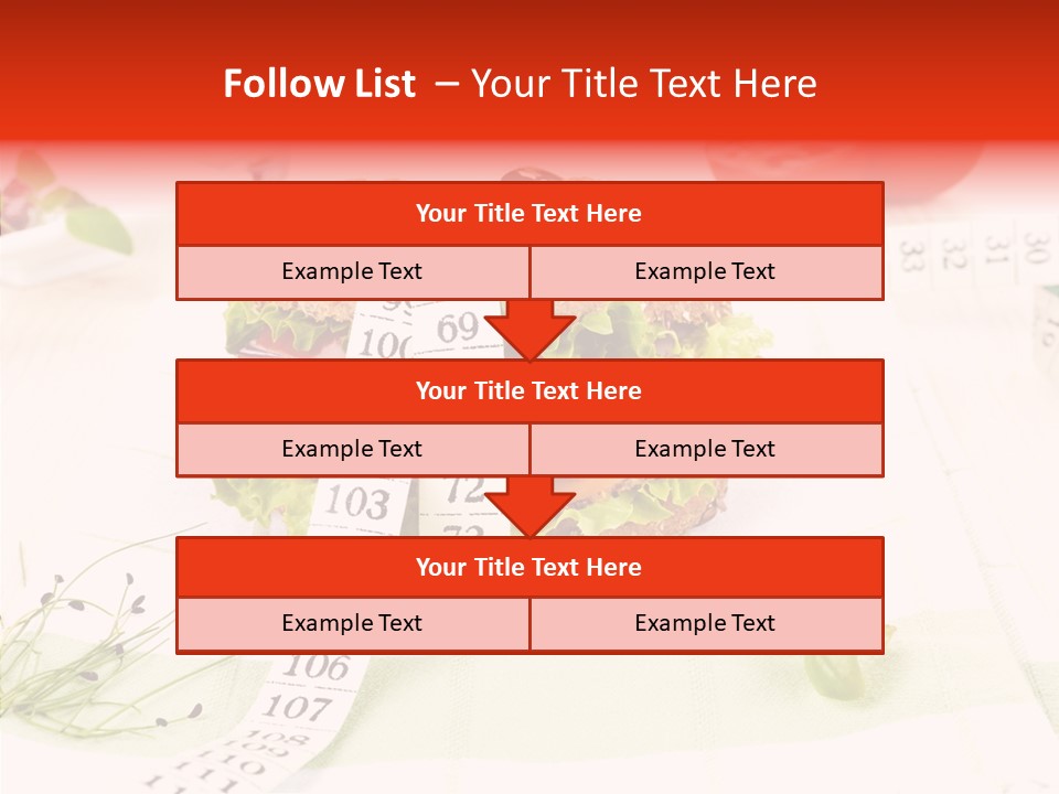 Dieting Meter Fitness PowerPoint Template