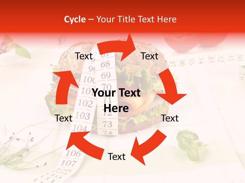 Dieting Meter Fitness PowerPoint Template