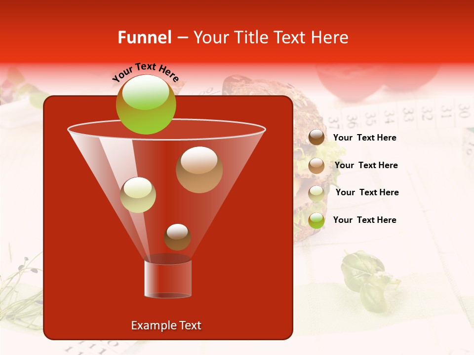 Dieting Meter Fitness PowerPoint Template