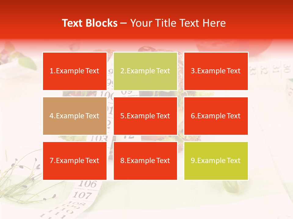 Dieting Meter Fitness PowerPoint Template
