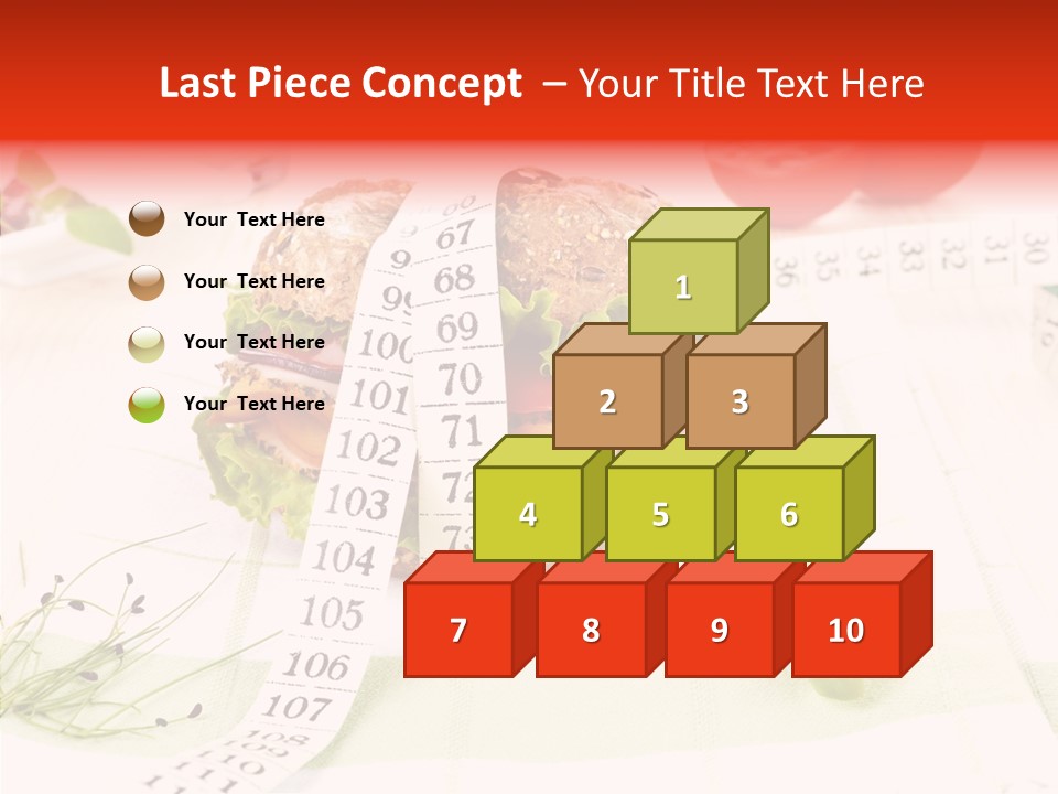 Dieting Meter Fitness PowerPoint Template