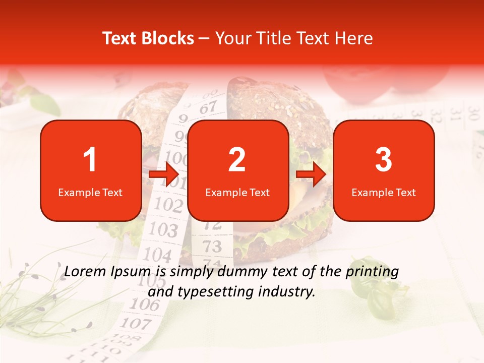 Dieting Meter Fitness PowerPoint Template