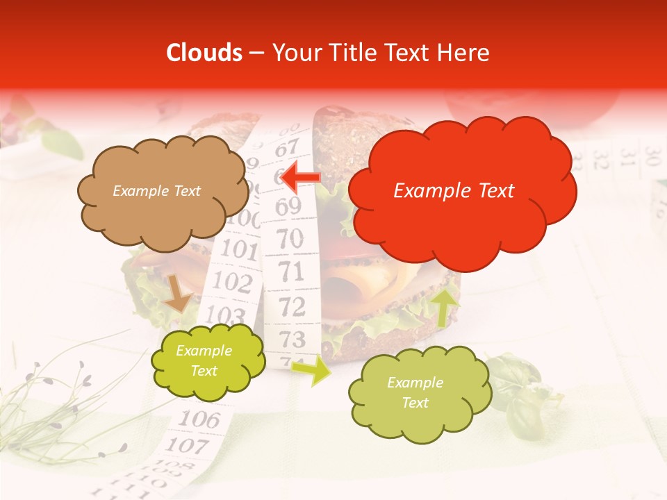 Dieting Meter Fitness PowerPoint Template