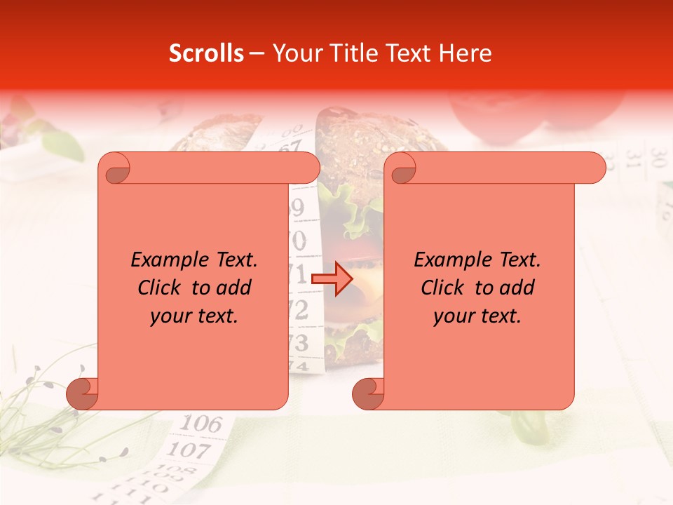 Dieting Meter Fitness PowerPoint Template