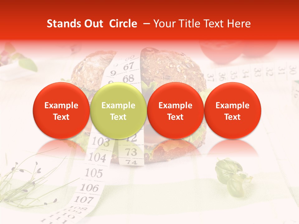 Dieting Meter Fitness PowerPoint Template