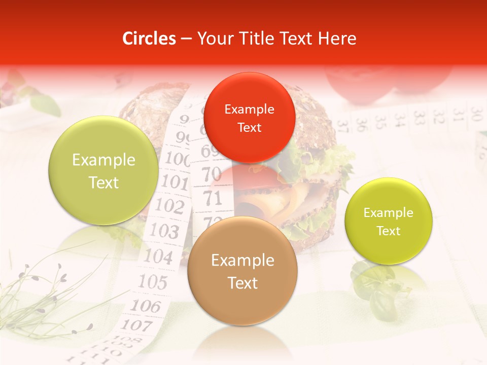 Dieting Meter Fitness PowerPoint Template