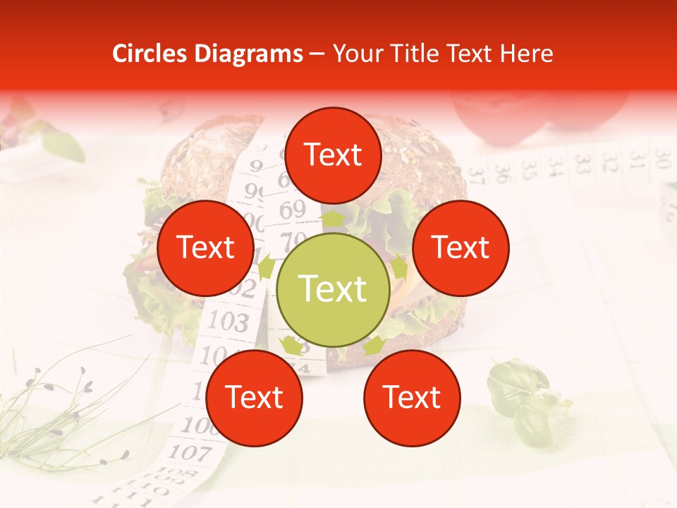 Dieting Meter Fitness PowerPoint Template