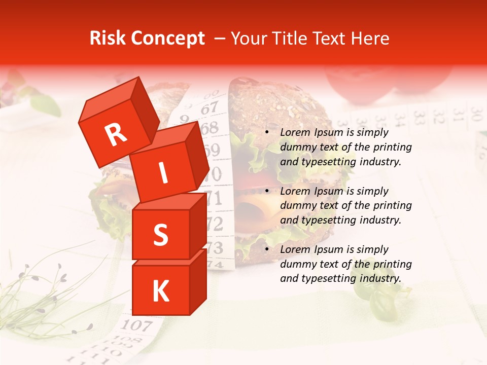 Dieting Meter Fitness PowerPoint Template