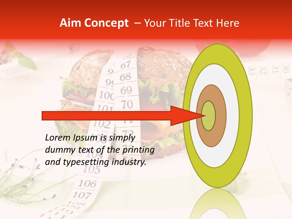 Dieting Meter Fitness PowerPoint Template