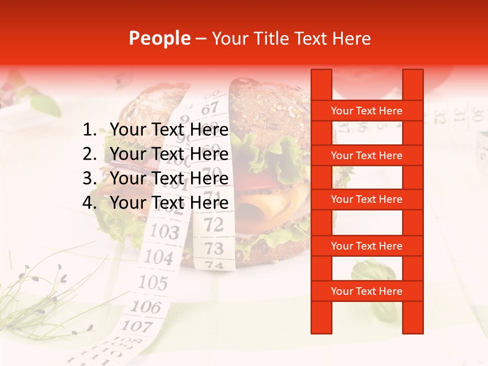 Dieting Meter Fitness PowerPoint Template