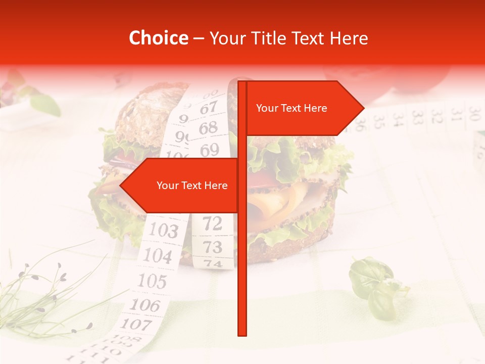Dieting Meter Fitness PowerPoint Template