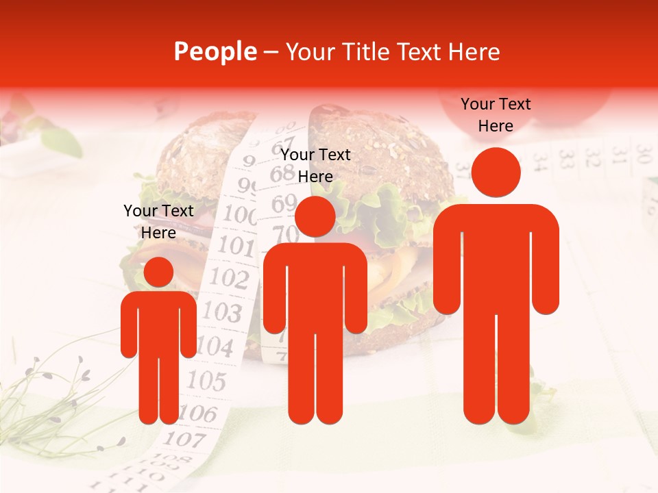 Dieting Meter Fitness PowerPoint Template