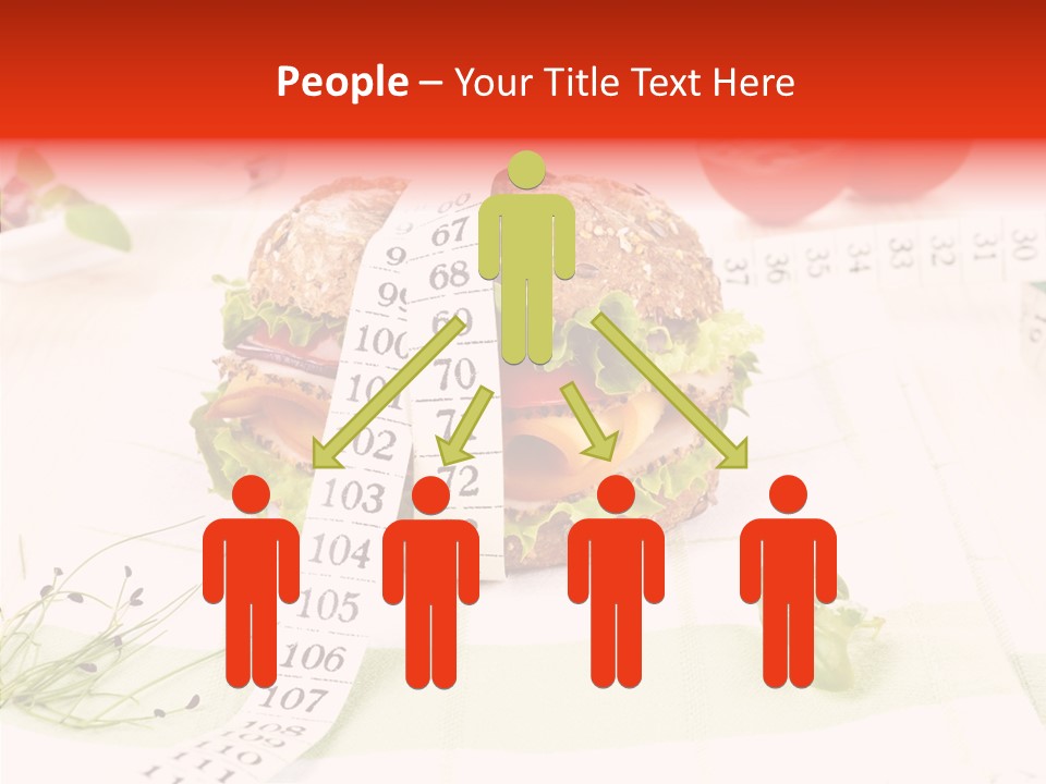 Dieting Meter Fitness PowerPoint Template