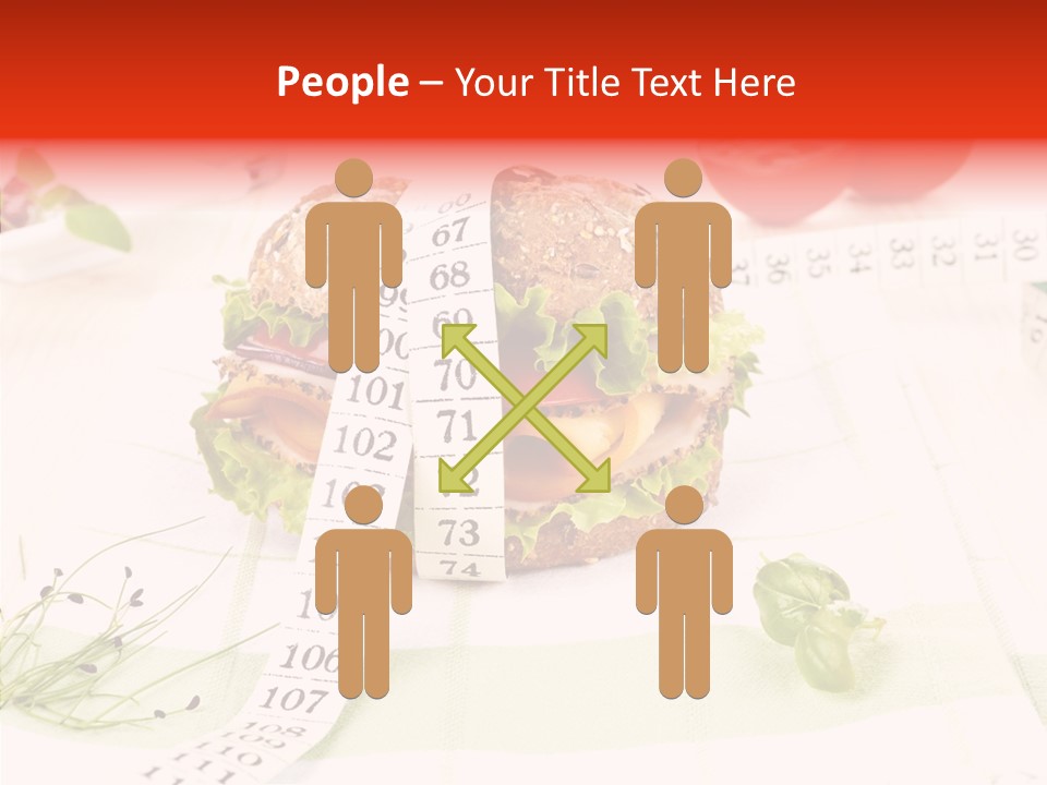 Dieting Meter Fitness PowerPoint Template