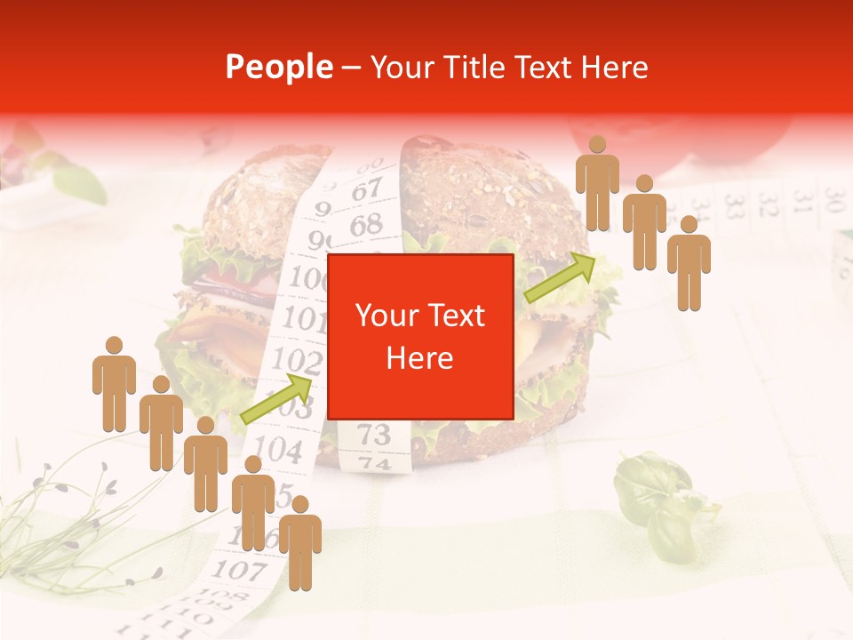 Dieting Meter Fitness PowerPoint Template