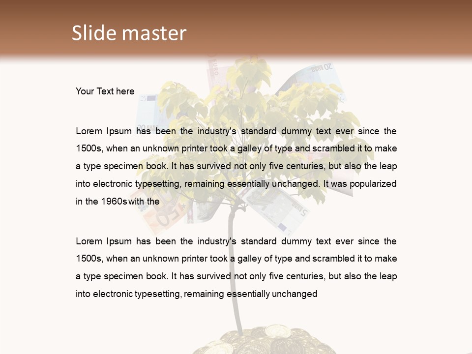 Shadows Stone Rocks PowerPoint Template