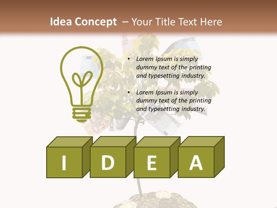 Shadows Stone Rocks PowerPoint Template