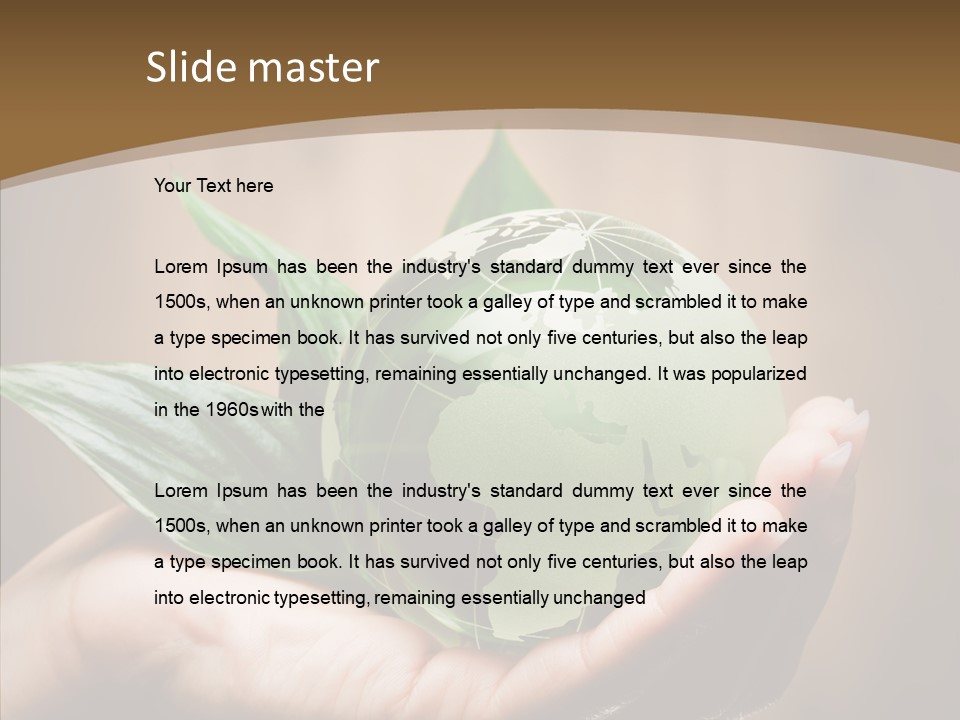 Organic Two Africa PowerPoint Template