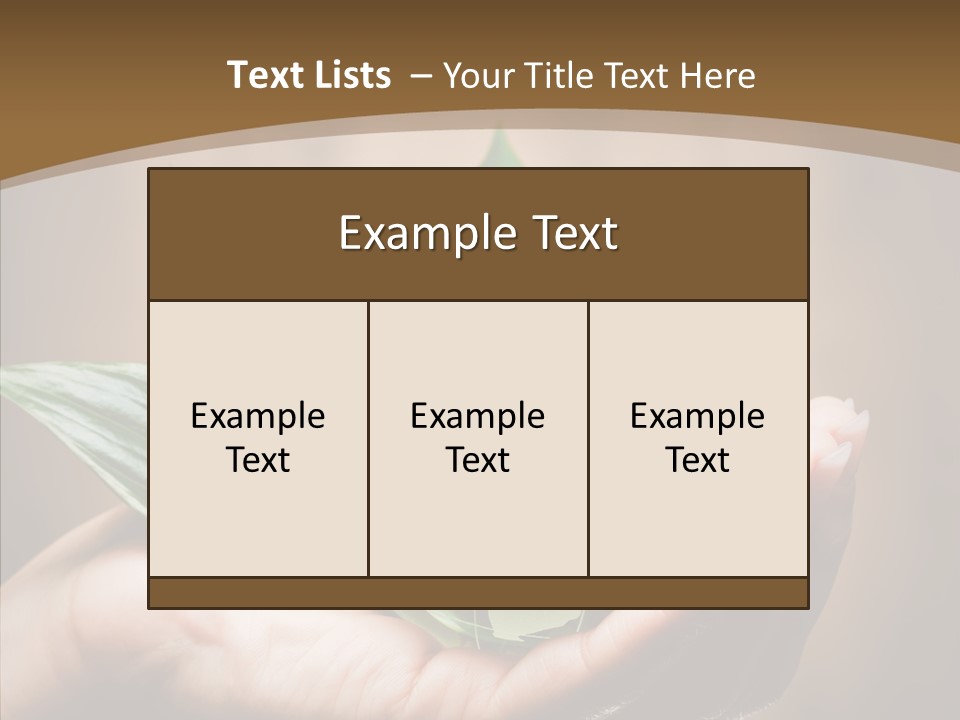 Organic Two Africa PowerPoint Template