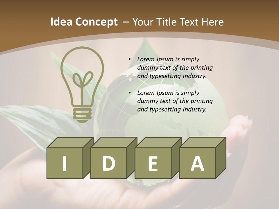 Organic Two Africa PowerPoint Template