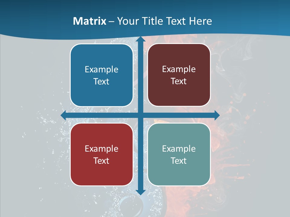 Ornate Illustration Sign PowerPoint Template