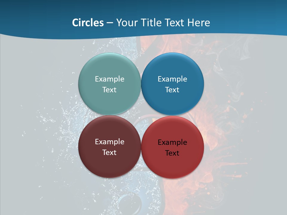 Ornate Illustration Sign PowerPoint Template