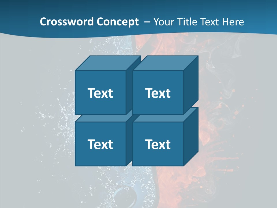 Ornate Illustration Sign PowerPoint Template