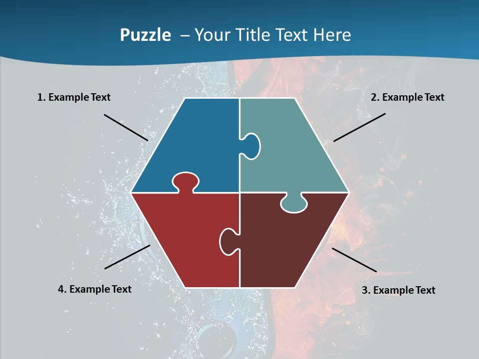 Ornate Illustration Sign PowerPoint Template