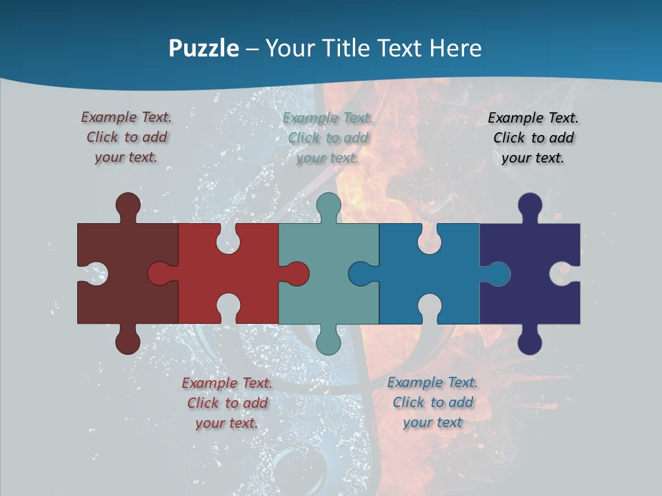 Ornate Illustration Sign PowerPoint Template