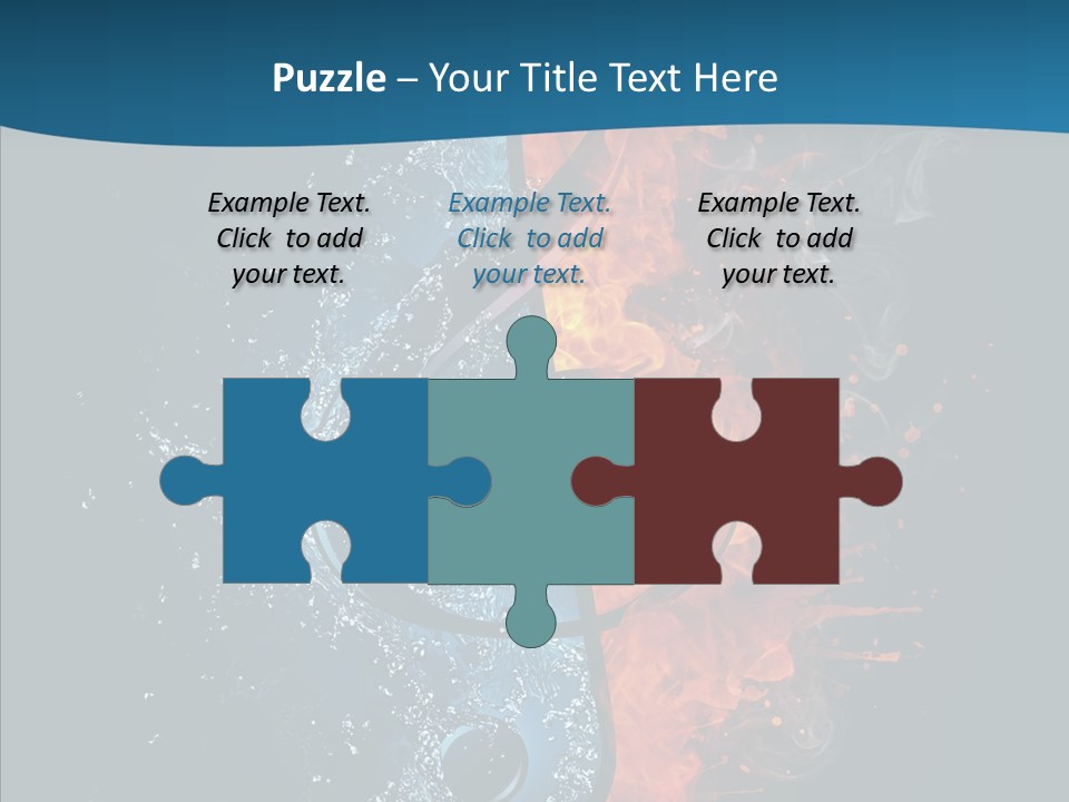 Ornate Illustration Sign PowerPoint Template