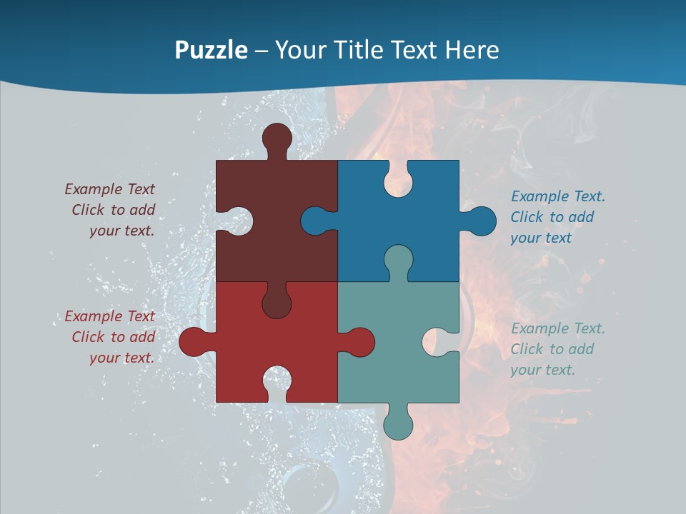 Ornate Illustration Sign PowerPoint Template