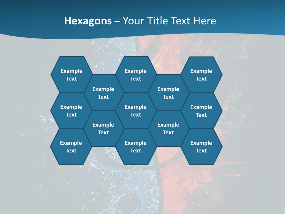 Ornate Illustration Sign PowerPoint Template