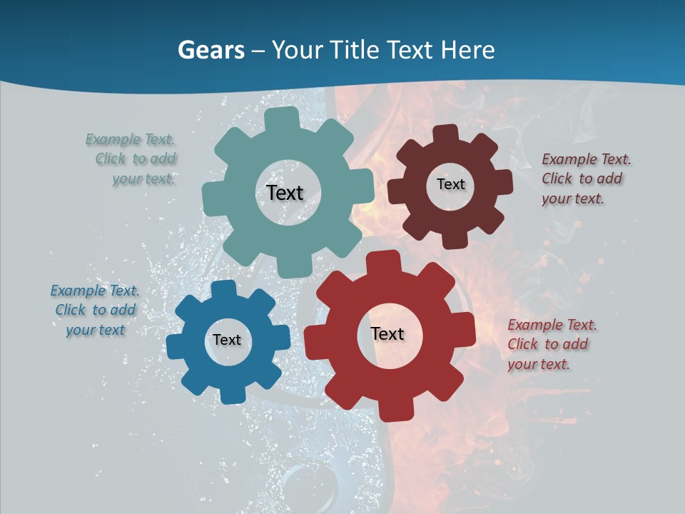 Ornate Illustration Sign PowerPoint Template