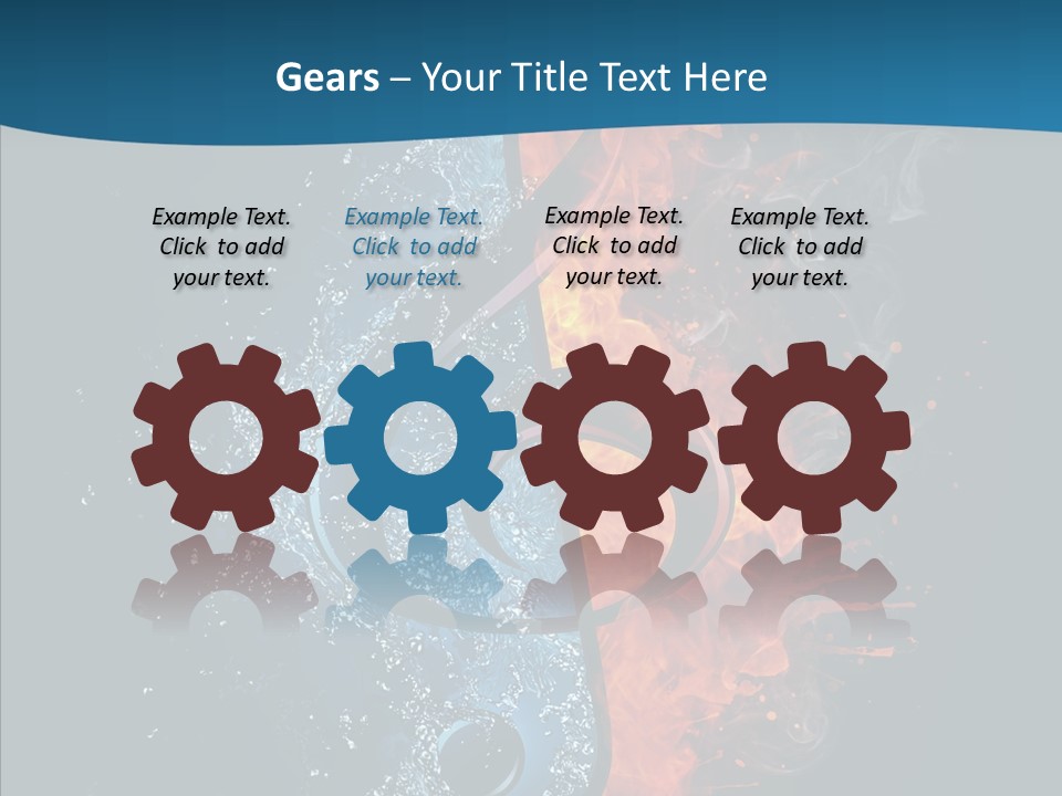 Ornate Illustration Sign PowerPoint Template