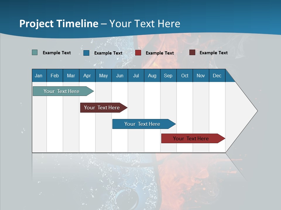 Ornate Illustration Sign PowerPoint Template