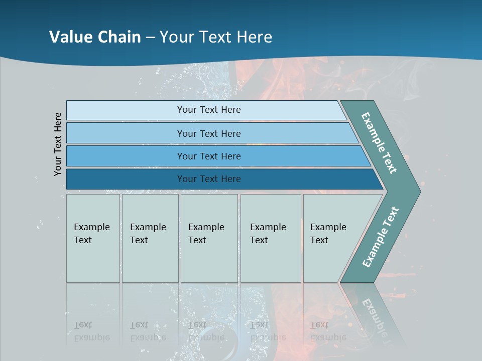 Ornate Illustration Sign PowerPoint Template
