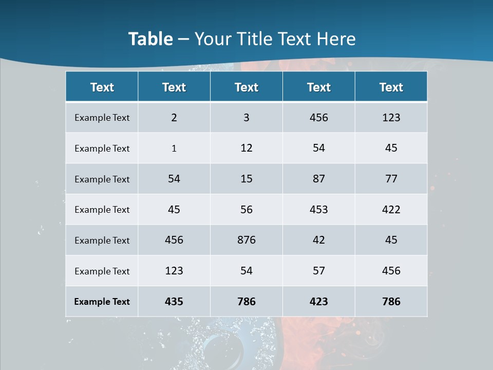 Ornate Illustration Sign PowerPoint Template