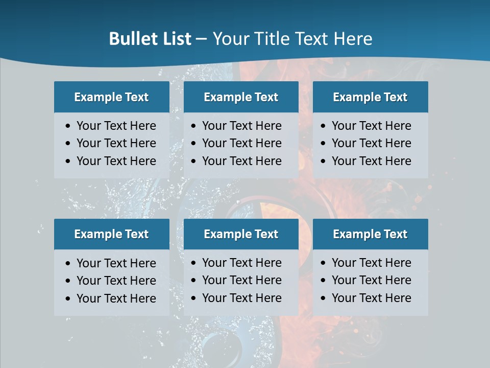 Ornate Illustration Sign PowerPoint Template