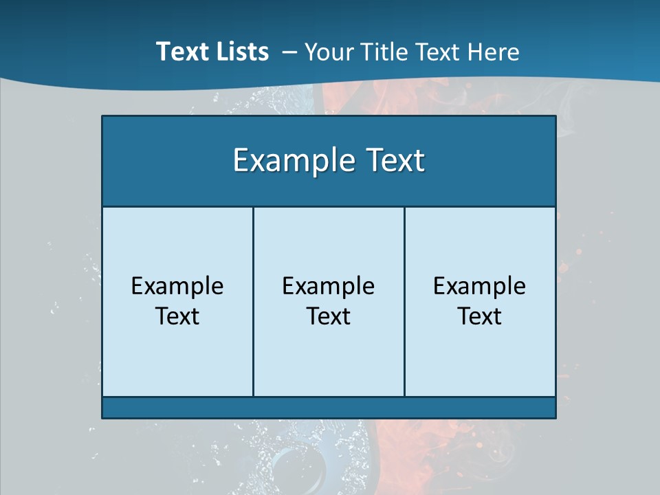 Ornate Illustration Sign PowerPoint Template