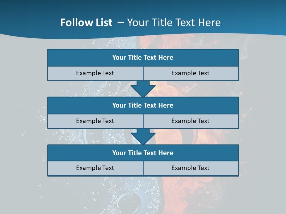Ornate Illustration Sign PowerPoint Template